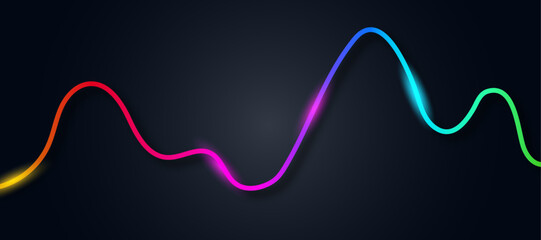 Speaking sound wave lines illustration.