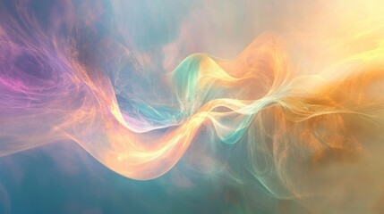 Obraz premium Abstract Colorful Flowing Energy (1)