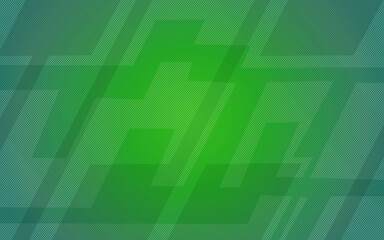 Abstract Green Geometric Background with Diagonal Patterns and Gradient Effects