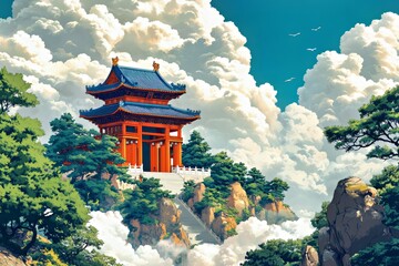 pavilion in the park