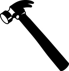 Hammer Silhouette Vector, Hammer , Hammer Vector illustration, Carpenter Vector illustration, Mechanic silhouette, Carpenter tools, Worker elements, Labor equipment, Mechanic Tools icon