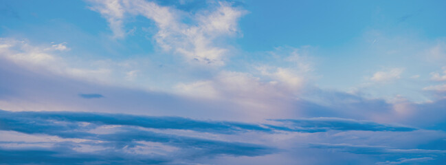 Obraz premium colorful sunset clouds.nature background