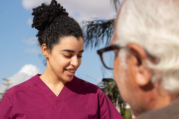 Caregiver and Senior