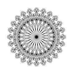 abstract round ornament