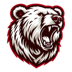 Bear head vector and illustrations.