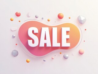 "Modern Responsive Digital SALE Banner with Clean Design & Geometric Elements for Websites"