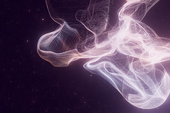 Abstract Cosmic Energy with Light Waves