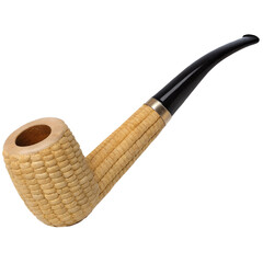 tobacco pipe isolated on white background