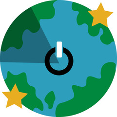  Earth Hour Illustration