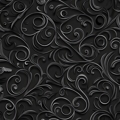 Elegant Scrollwork Lacy Textures for Design Projects