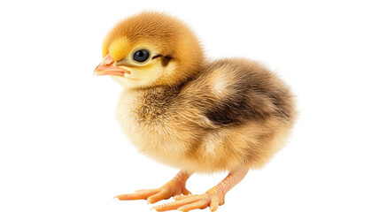 Obraz premium Charming little chick exploring its surroundings on a bright sunny day