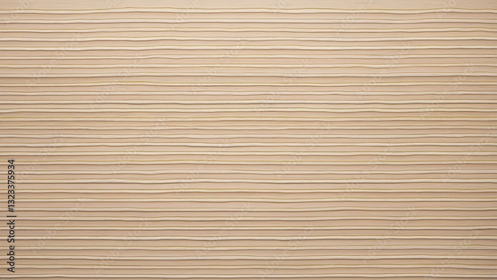Fototapete neutral beige canvas texture with subtle horizontal stripes, featuring ample copyspace for text or d