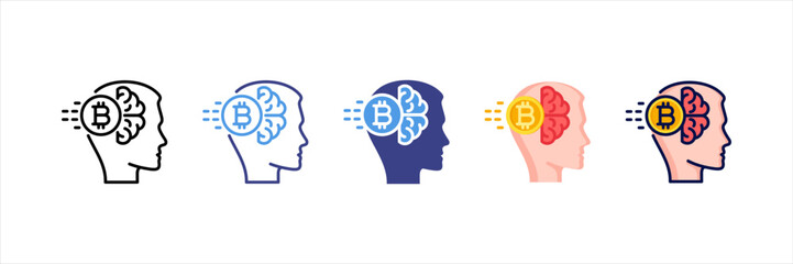 Business Thinking Multi Style Icon Set