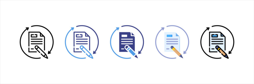 Renewal Multi Style Icon Set