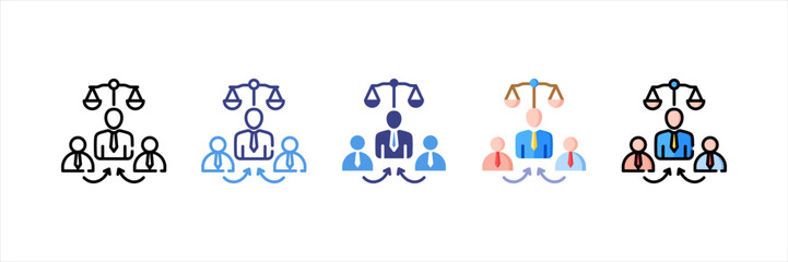 Intermediary Multi Style Icon Set