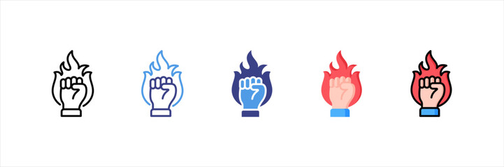 Empowerment Multi Style Icon Set