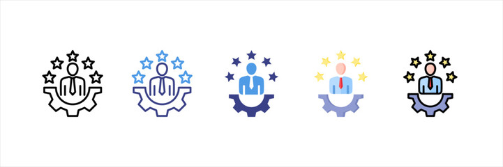 Professionalism Multi Style Icon Set