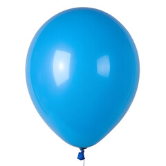 Blue Balloon isolated on Transparent Background