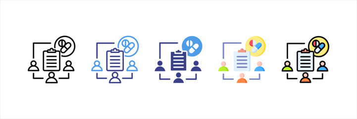 Trials Multi Style Icon Set