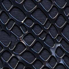 Geometric Snakeskin Hexagonal Scales Seamless Pattern Design for Fashion and Textile Prints