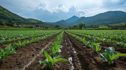 Water-Efficient Crop Cultivation Methods that Conserve Water Resources, Improve Irrigation Efficiency, and Promote Sustainable Agriculture in Water-scarce Regions while Ensuring Crop Yield.