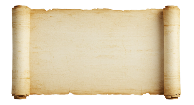 old paper on a white background