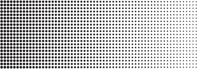 Seamless black polka dot pattern on white. Vector illustration. 1176