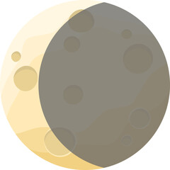 Illustration of moon phase