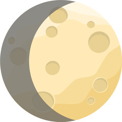 Illustration of moon phase