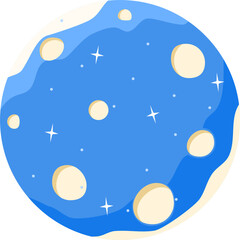 Naklejka premium illustration of the mercury