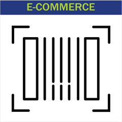 E-commerce Line Editable Icons. Vector illustration in modern thin line style of online marketing related icons.  E-commerce symbol collection. Editable stroke. EPS 10.