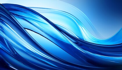 abstract blue glass wave background design wallpaper design