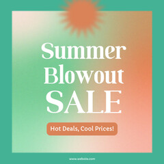 Summer Blowout Sale Poster