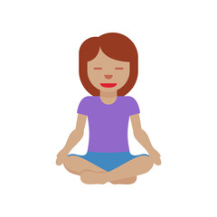 Woman in Lotus Position