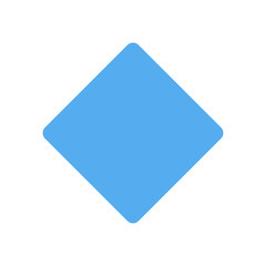 Blue Diamond Shape
