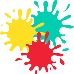 Obraz premium Colorful Paint Splash
