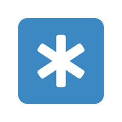 Obraz premium Asterisk Symbol 