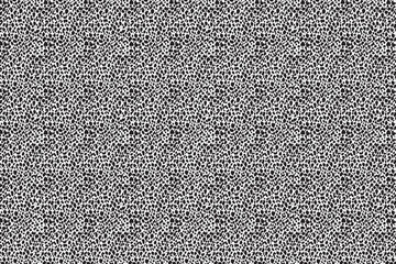 Seamless Black and White Leopard Print Pattern for Fashion and Design