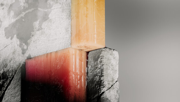 Modern Abstract 3D Sculpture 