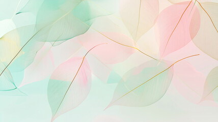 patterned image with beautiful decorations of the leaves of nature