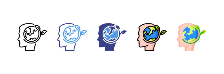 Consciousness Multi Style Icon Set