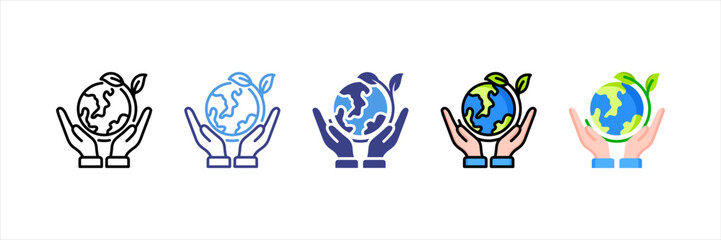 Ecology Multi Style Icon Set