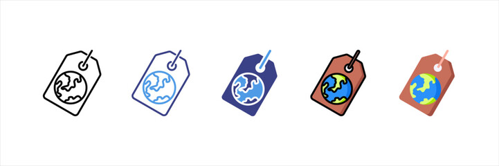 Label Multi Style Icon Set