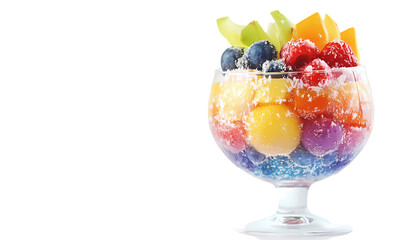Rainbow Fruit Dessert Recipe  Ideas on transparent background