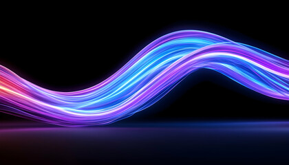 Abstract neon light trails (3)