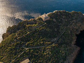Faro Isla de Escombreras en Cartagena, Murcia, España