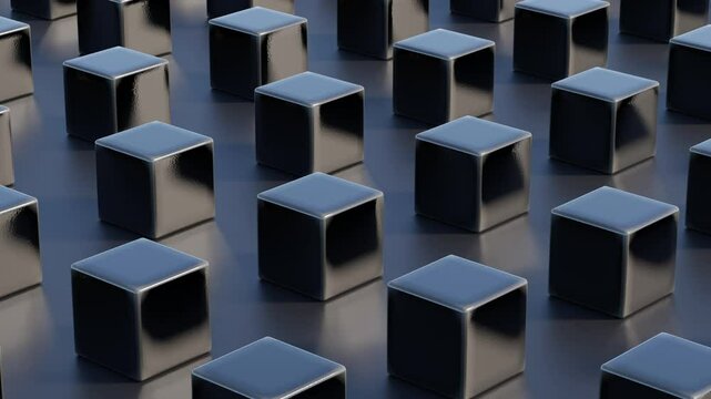Abstract 3d background with infinite seamless loop of minimal geometric movement tailored for digital content creators and professional video designers