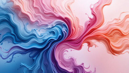 abstract background with pink waves