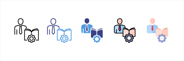 Studying Multi Style Icon Set