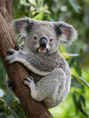 Naklejka premium koala in tree